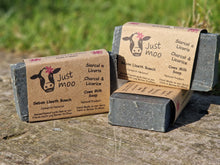 Load image into Gallery viewer, Charcoal & Licorice Cows Milk Soap