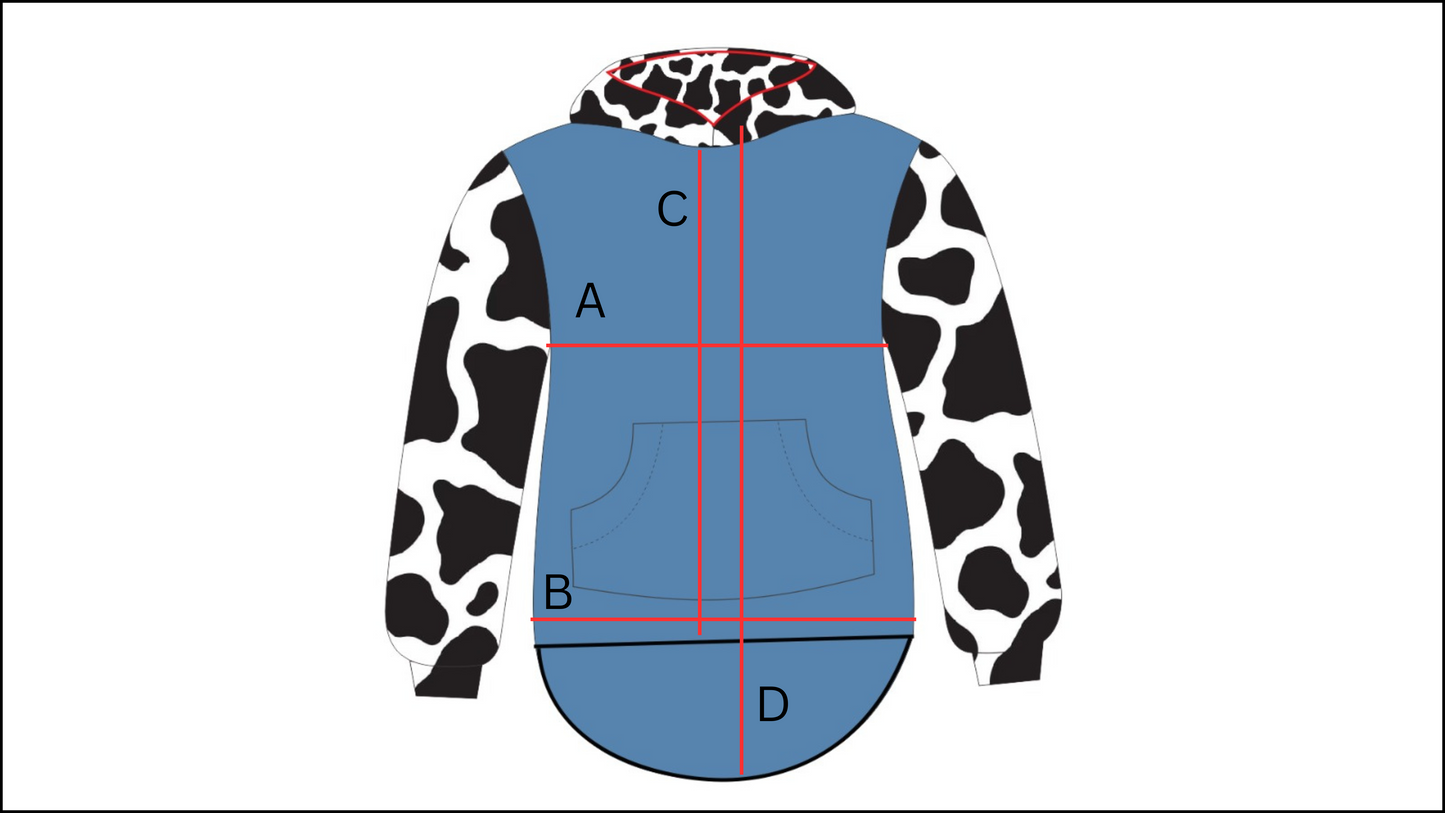 Aqua Long Tail Sheering Hoodie