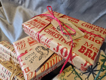 Load image into Gallery viewer, Christmas Wrapped Box of 3 Milk Soaps