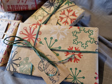 Load image into Gallery viewer, Christmas Wrapped Box of 3 Milk Soaps
