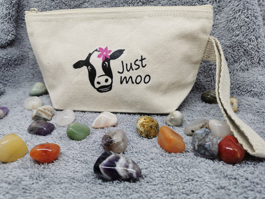 Organic Cotton Toiletry / Make-up / Wash Bag