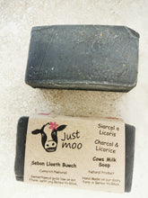 Load image into Gallery viewer, Charcoal & Licorice Cows Milk Soap