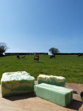 Load image into Gallery viewer, Aloe Vera and Cucumber Cows Milk Soap