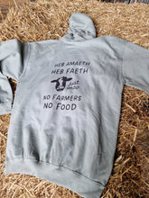 Load image into Gallery viewer, Heb Amaeth Heb Faeth, No Farmer No Food Hoodie
