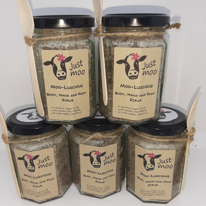 Moo-Luscious Body, Hand and Foot Scrub