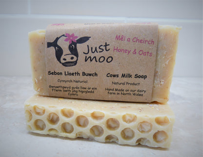 Honey and Oats Cows Milk Soap