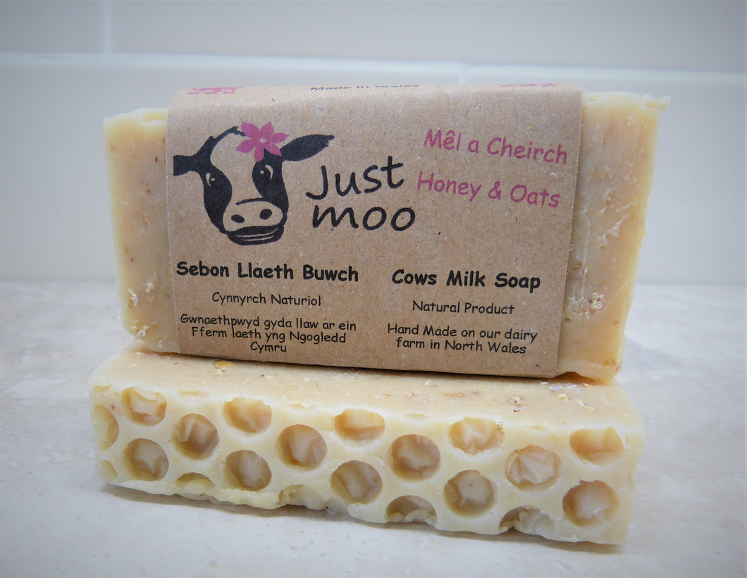Honey and Oats Cows Milk Soap
