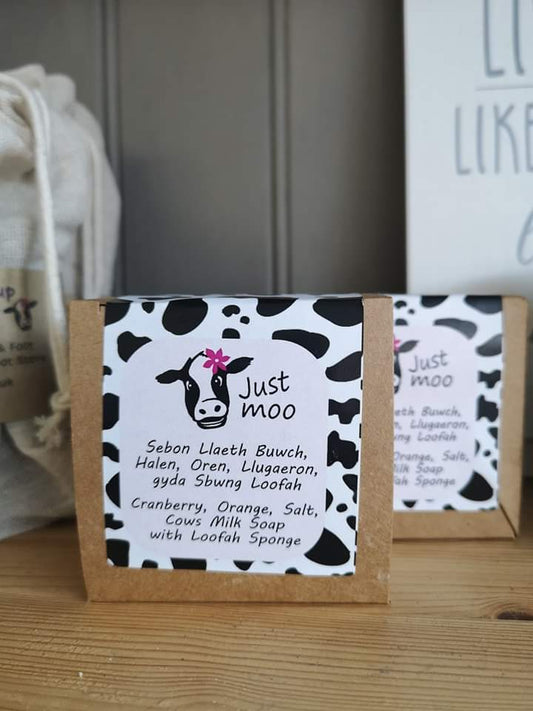 Cranberry, Orange, Salt Cows Milk Soap