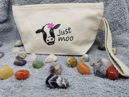 Organic Cotton Toiletry / Make-up / Wash Bag