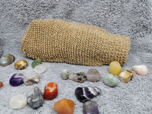 Brown Snug Jute Mitts