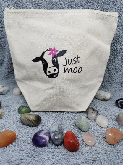 Organic Cotton Toiletry / Make-up / Wash Bag