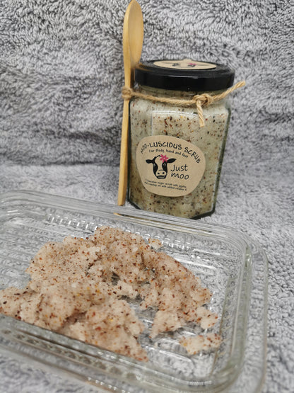 Moo-Luscious Body, Hand and Foot Scrub