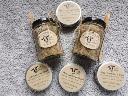 Moo-Luscious Body, Hand and Foot Scrub