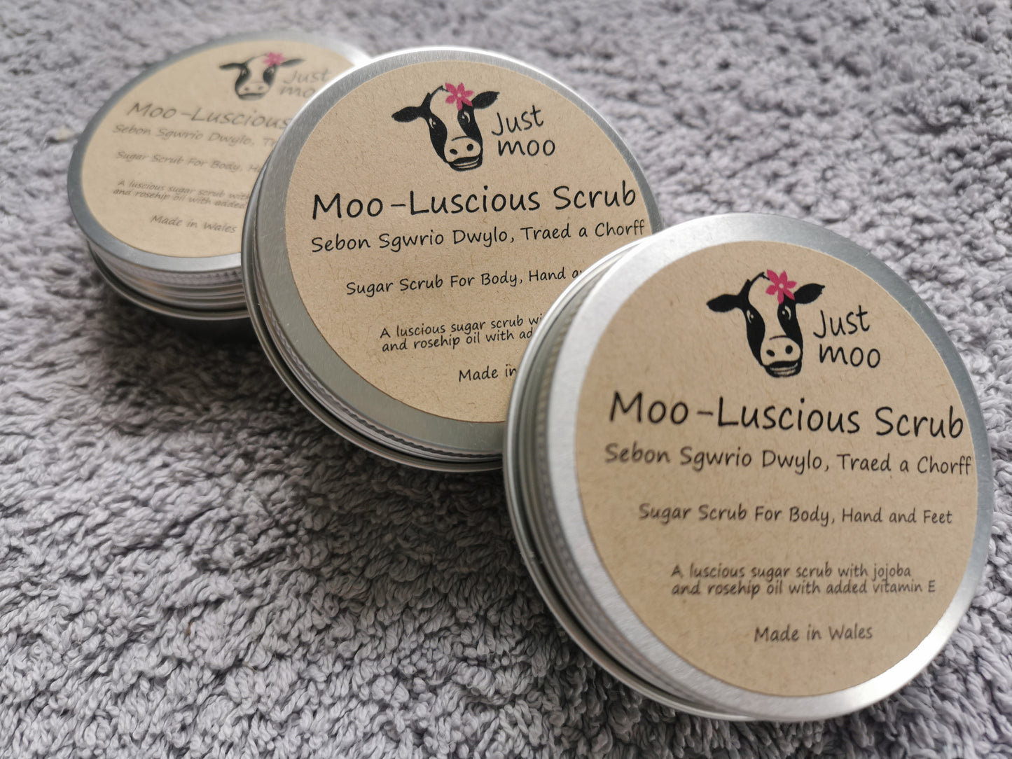 Moo-Luscious Body, Hand and Foot Scrub