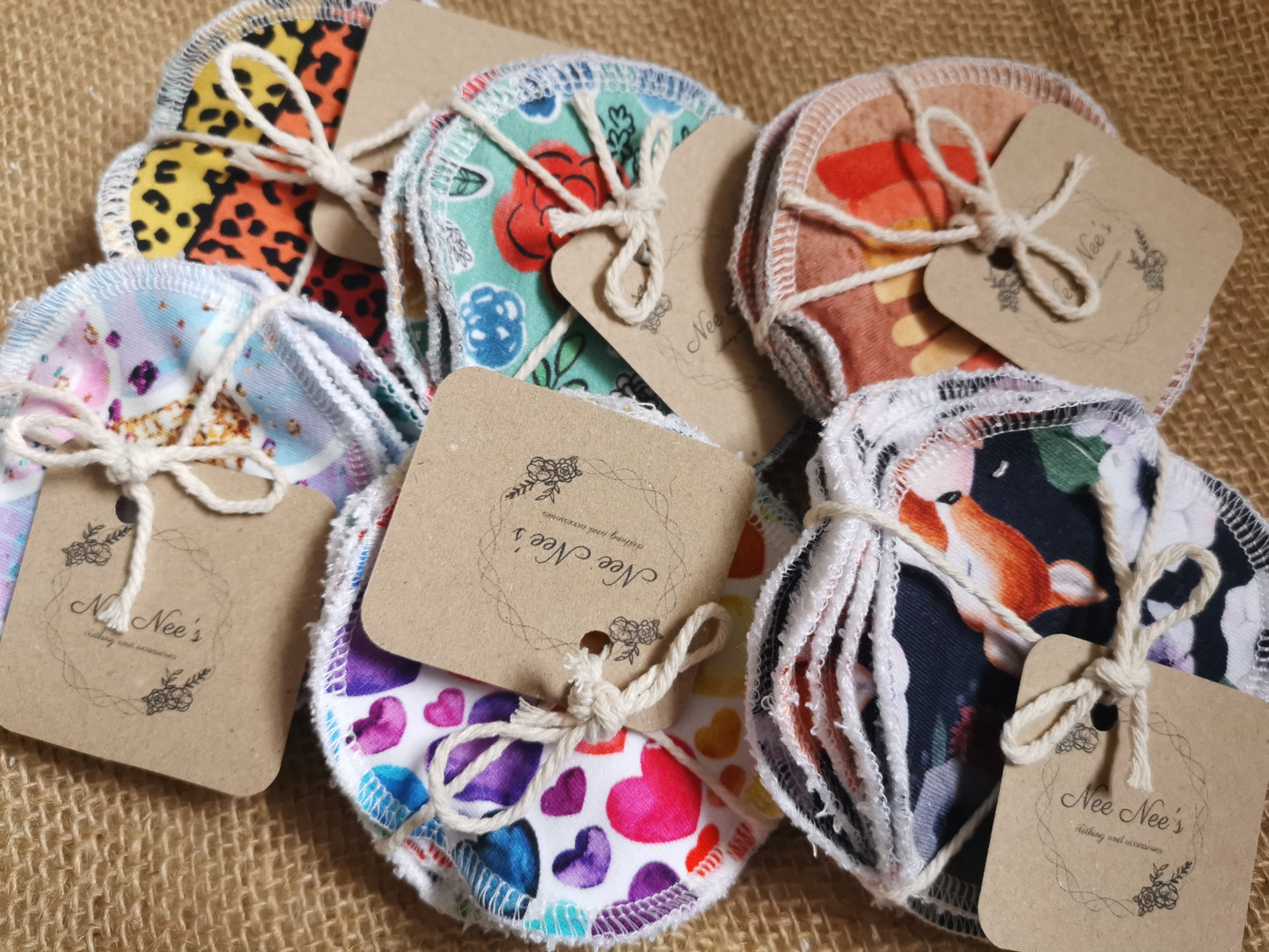 Re-usable Face Wipes by Nee's Nee's