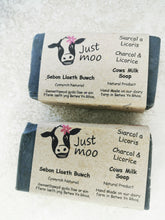 Load image into Gallery viewer, Charcoal &amp; Licorice Cows Milk Soap
