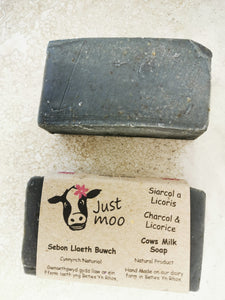 Charcoal & Licorice Cows Milk Soap